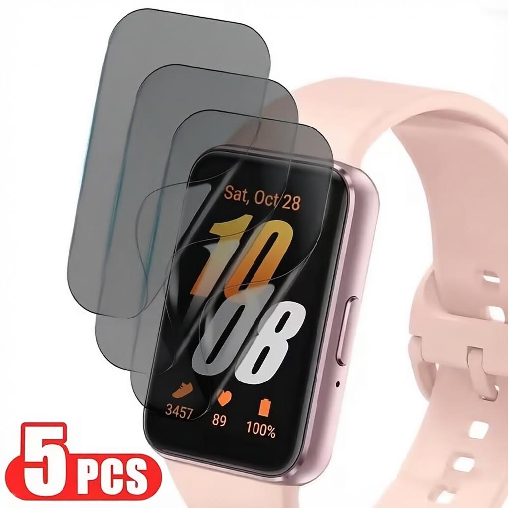 Privacy Screen Protector - 3-5 個プライバシーハイドロゲルフィルムサムスンギャラクシーフィット 3 スマートウォッチスクリーンプロテクターアンチスクラッチフィルムギャラクシーフィット 3 時計カバー