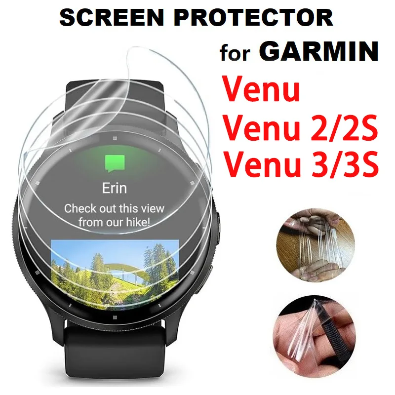 Hydrogel Screen Protector - ヒドロゲルフィルムガーミン Venu 3 3s 2 2s