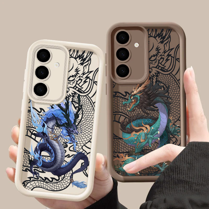 Samsung Galaxy S25 - ドラゴンクールイーストゴッドS26Ultraケース、サムスンギャラクシーS26 S25 S24 S22 S23ウルトラS21プラスS20 S25
