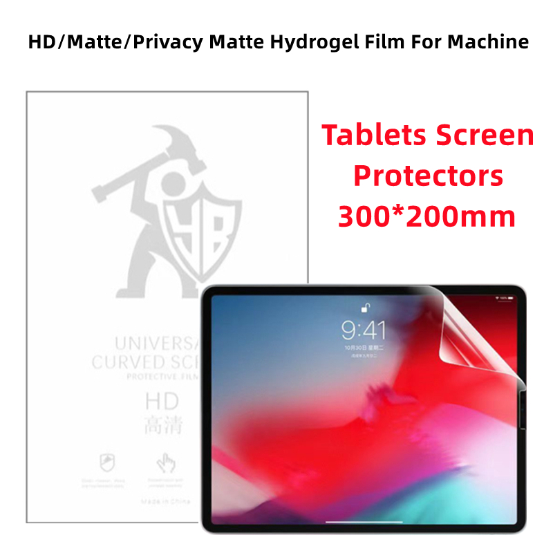 Flexible Tpu Film - 10 個のタブレット TPU ハイドロゲルシート iPad 用ユニバーサル保護フィルム切断機用フレキシブルスクリーンプロテクターフィルム