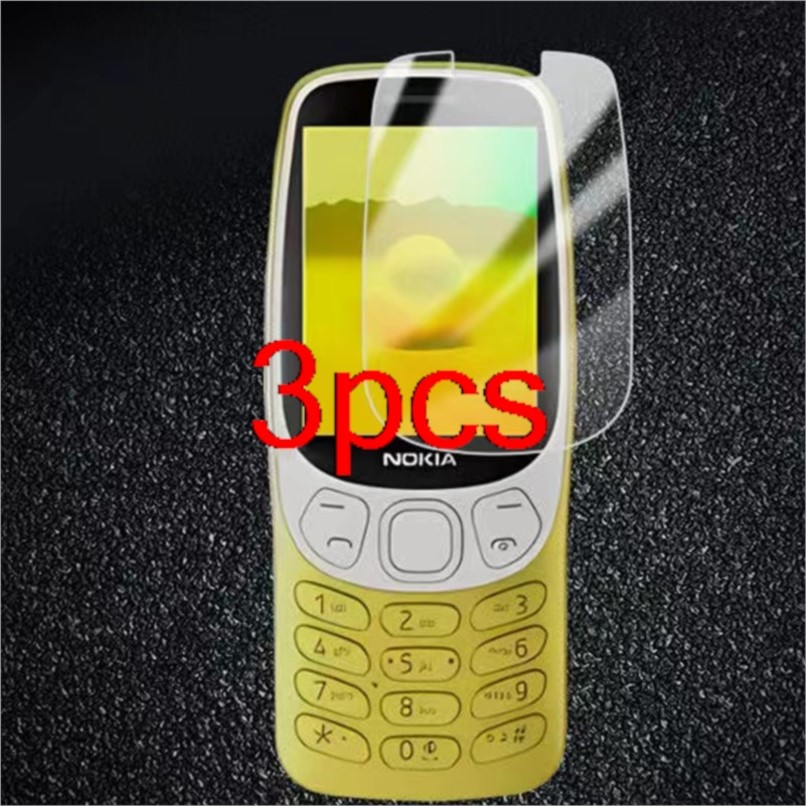 Flexible Tpu Film - 3 ピース/ロットヒドロゲルフィルム柔軟なソフトスクリーンプロテクター (ガラスではありません) ノキア 3210 4