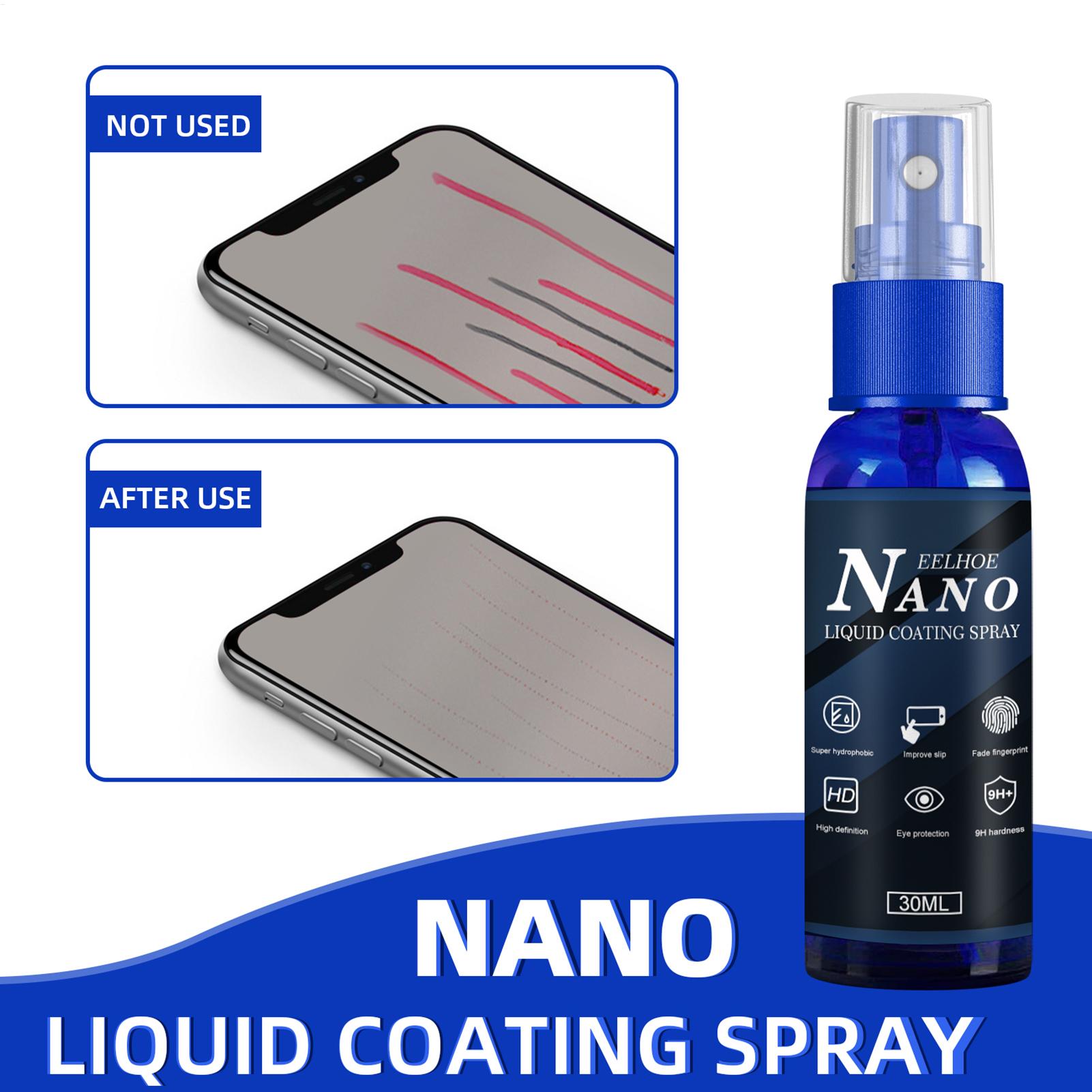 液体スクリーンプロテクター スプレー スクリーン 疎水性コー - Oleophobic Coating Spray のレビューと価格