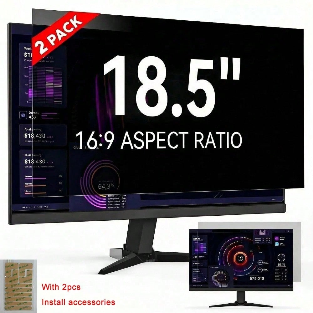 [2枚組] 18.5インチPCプライバシー保護フィルター（1 - Privacy Filter 2Pack のレビューと価格