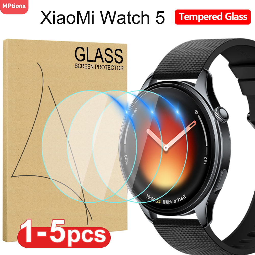 強化ガラス Xiaomi Watch 5 スマートウォッチ用 - Smartwatch Screen Film のレビューと価格