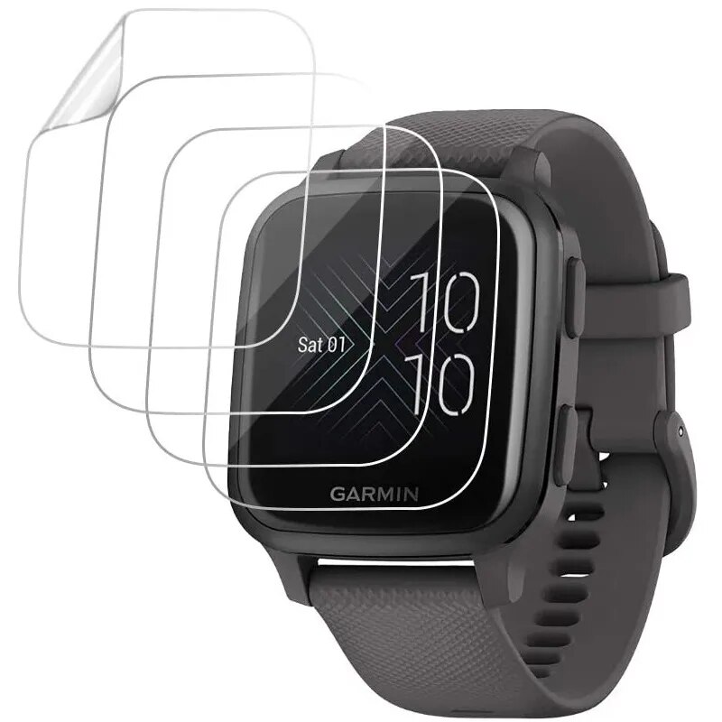 ソフトヒドロゲルフィルムガーミン Venu SQ SQ2 H - Hydrogel Screen Protector のレビューと価格