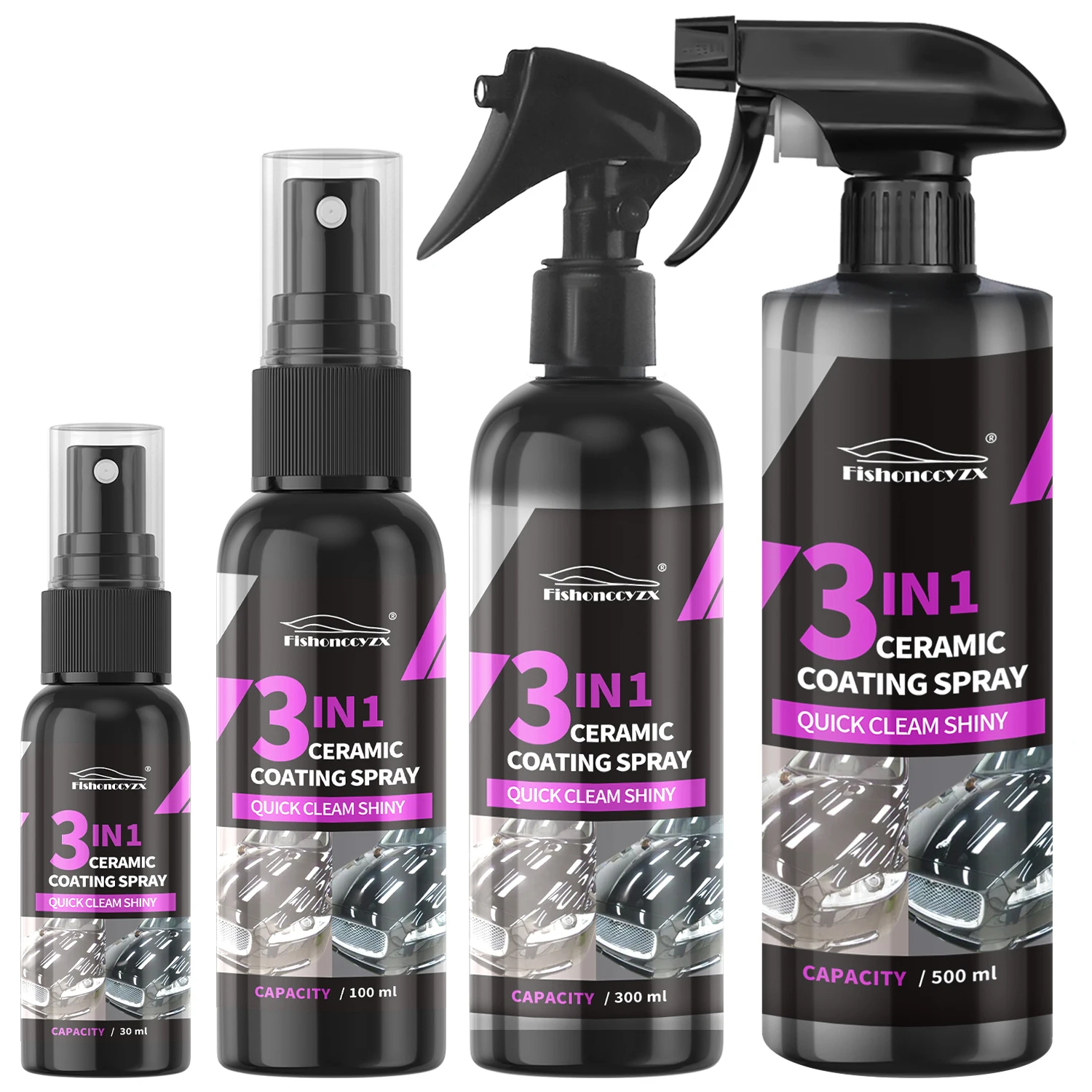 3 in 1 カーセラミック液体コーティングスプレー ナノク - Nano Liquid Coating のレビューと価格