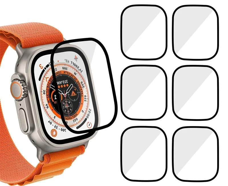 スクリーンプロテクター 3D強化ガラスフィルム Apple  - Smartwatch Screen Film のレビューと価格