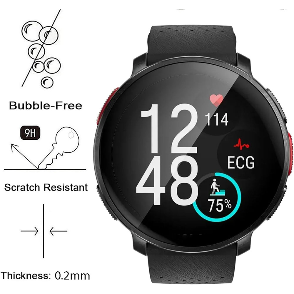 極vantage v3スマート時計バンド,3D曲面スクリーン - Smartwatch Screen Film のレビューと価格