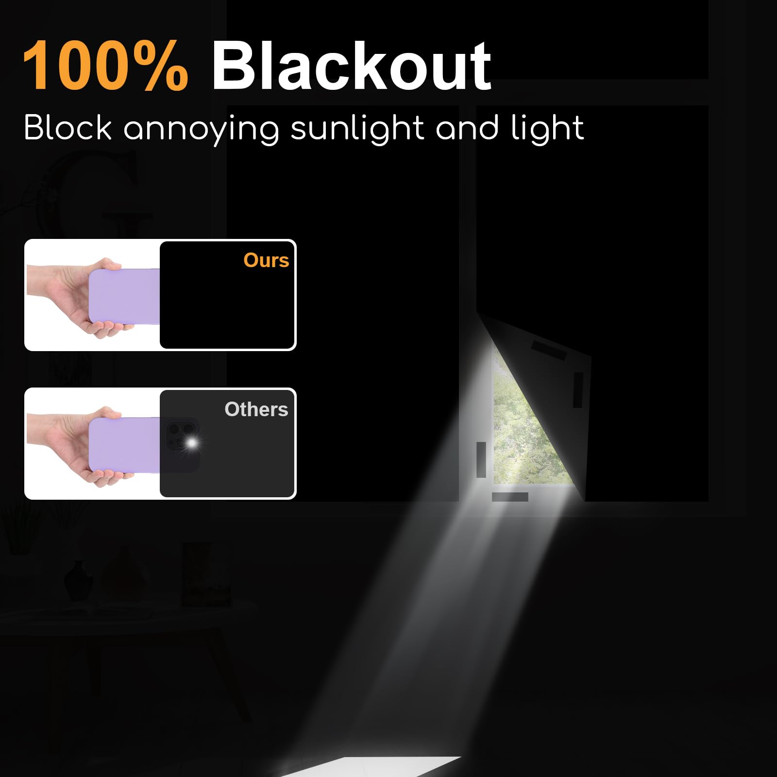 100%遮光カーテン　最暗ハウス遮光ウィンドウプライバシーフ - Privacy Screen Protector のレビューと価格