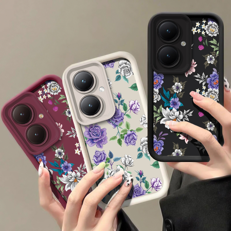 花の絵の電話ケース Vivo Y38 Y30 Y29 Y28 - Vivo Y28 のレビューと価格