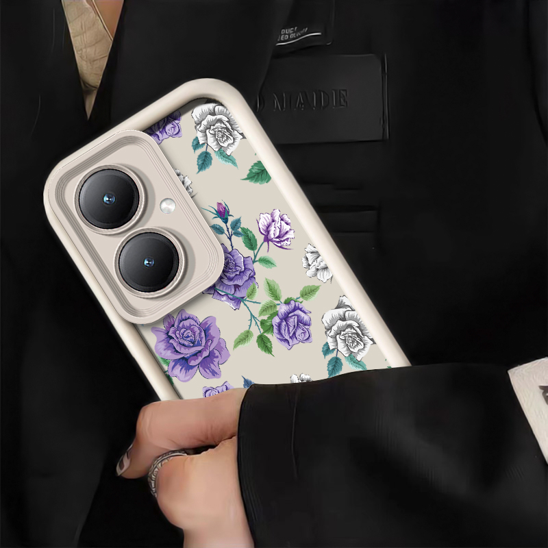 花の絵の電話ケース Vivo Y38 Y30 Y29 Y28 - Vivo Y28 のレビューと価格