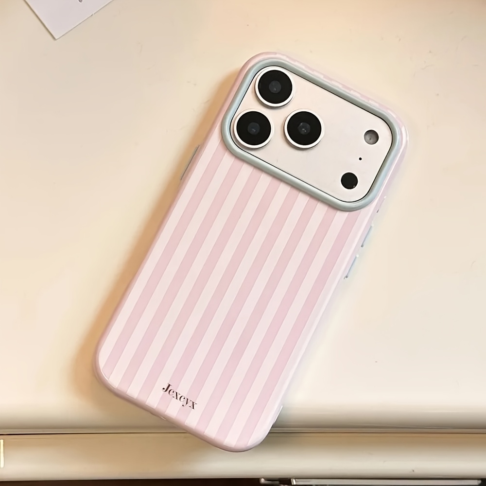 高級韓国ファッションストライプキャンディカラー ソフトフォン - Apple Iphone 16 のレビューと価格