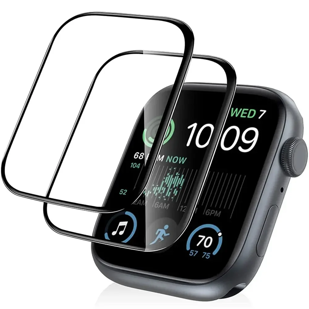 フル曲面スクリーンプロテクター Apple Watch Ul - Smartwatch Screen Film のレビューと価格