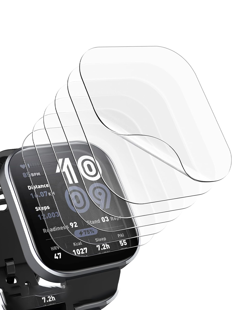 スクリーンプロテクター Amazfit bip 6 ケースス - Smartwatch Screen Film のレビューと価格