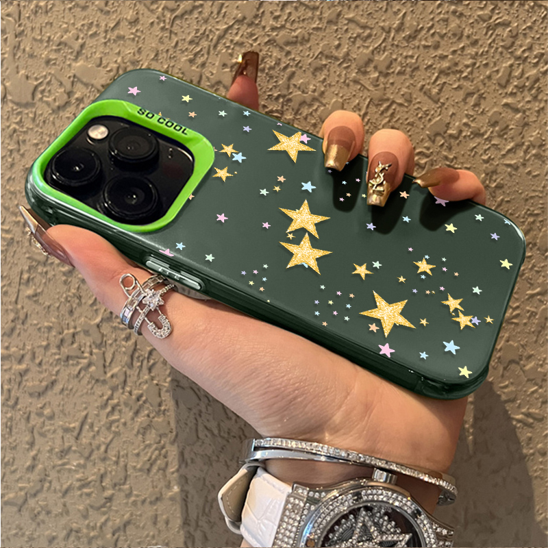 カラフルな星柄マットハードケース Xiaomi Redmi  - Xiaomi Redmi Note 13 のレビューと価格