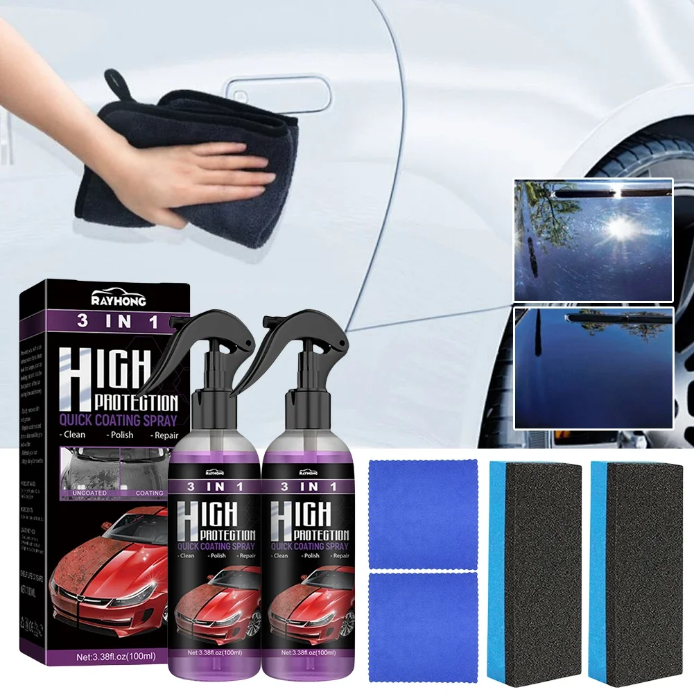 3 in 1 車用セラミックナノコーティング液 コーティング - Nano Liquid Coating のレビューと価格