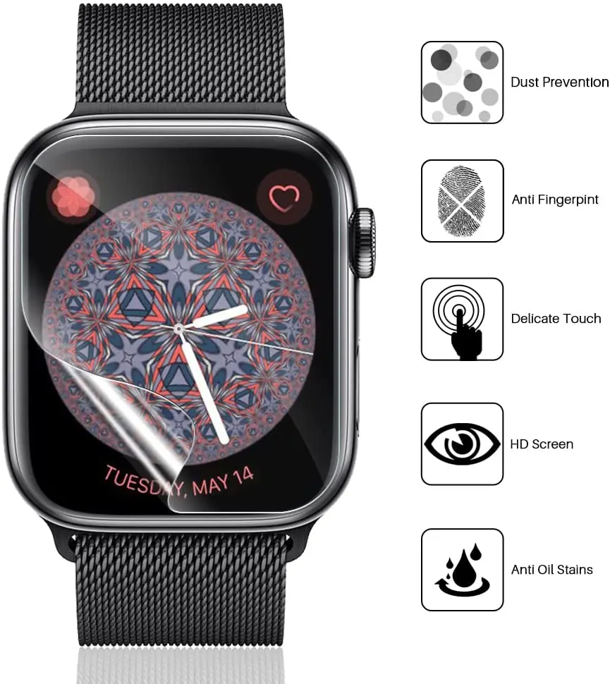 スクリーンプロテクター Apple Watch シリーズ 9 - Hydrogel Screen Protector のレビューと価格