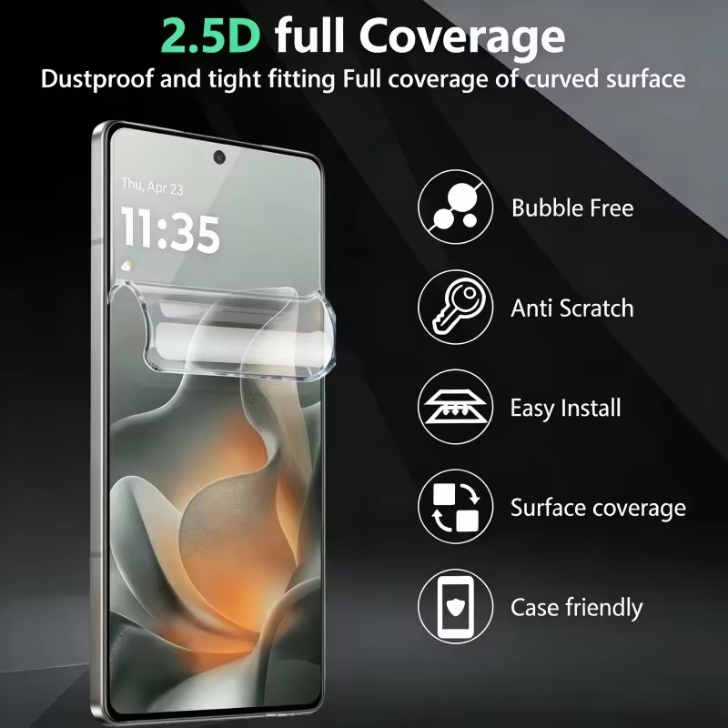 1-3枚入り ハイドロゲルフィルム スクリーンプロテクター  - Flexible Tpu Film のレビューと価格